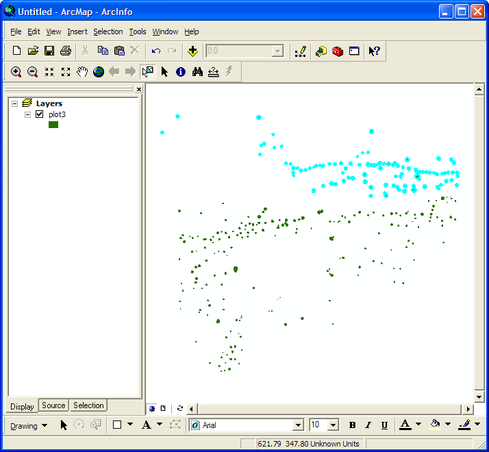 create a new shapefile in arcmap