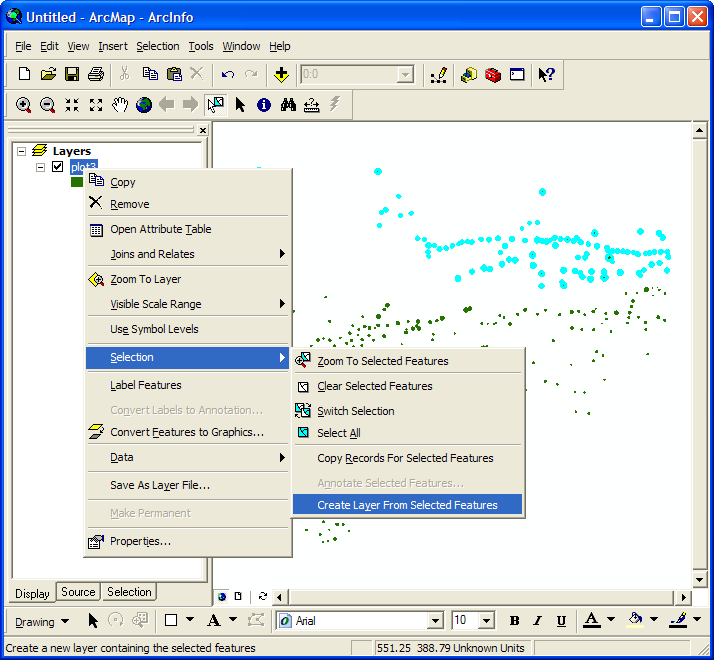 Forest-GIS » Como passar informações de um raster para um layer de